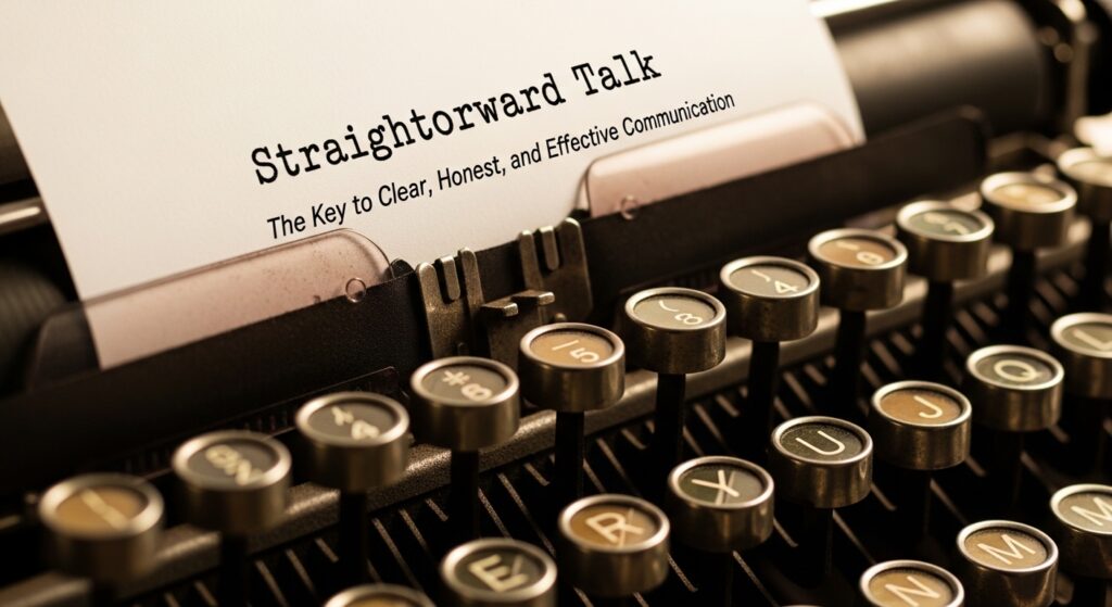 Straightforward Talk