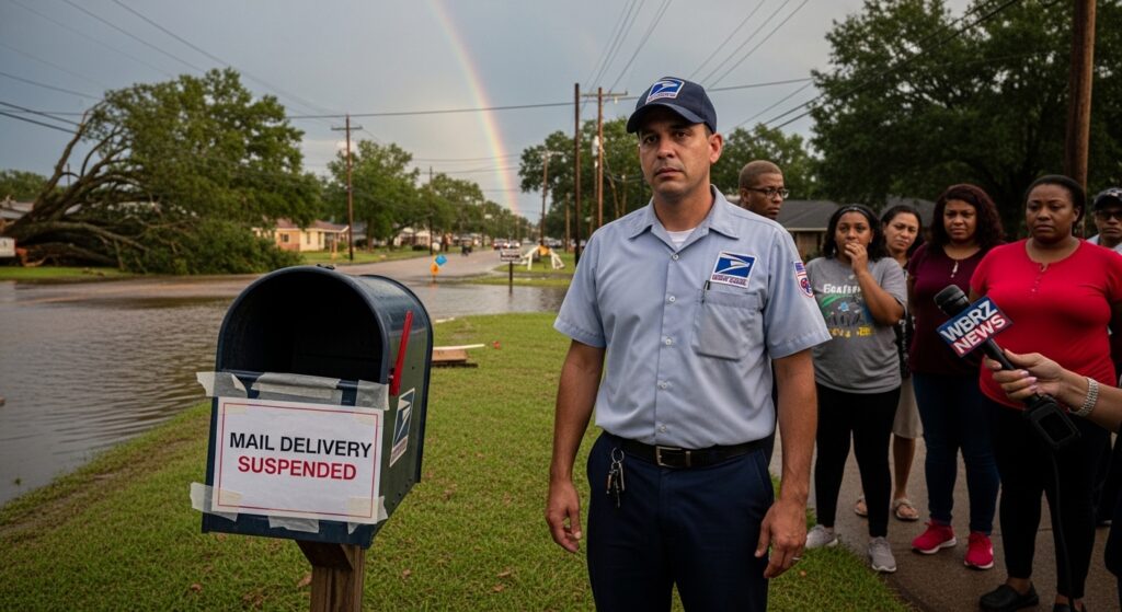 Baton Rouge Mail Delivery Suspension