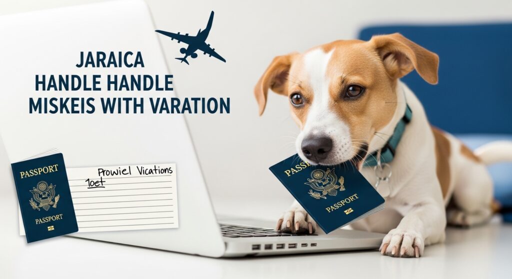 Dog Chews Passport Before Jamaica Vacation