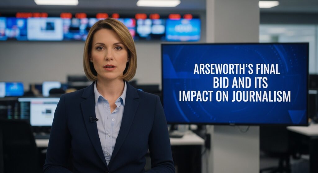 news reporter 8: arseworth's final bid