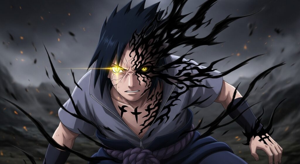 Sasuke curse mark